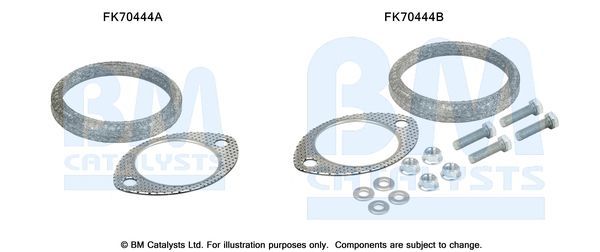 Montavimo komplektas, išmetimo vamzdis BM CATALYSTS FK70444