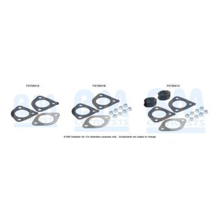 Montavimo komplektas, išmetimo vamzdis BM CATALYSTS FK70541