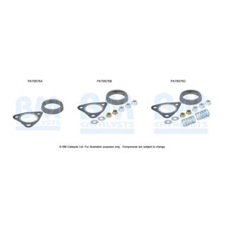 Montavimo komplektas, išmetimo vamzdis BM CATALYSTS FK70575