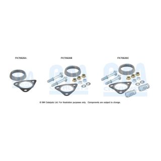 Montavimo komplektas, išmetimo vamzdis BM CATALYSTS FK70626