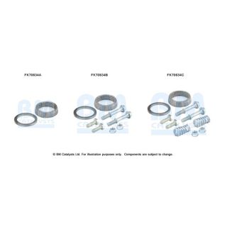 Montavimo komplektas, išmetimo vamzdis BM CATALYSTS FK70634