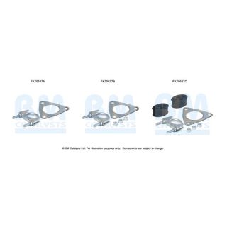 Montavimo komplektas, išmetimo vamzdis BM CATALYSTS FK70637