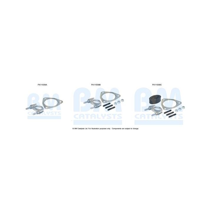Montavimo komplektas, suodžių filtras BM CATALYSTS FK11039