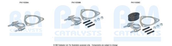 Montavimo komplektas, suodžių filtras BM CATALYSTS FK11039