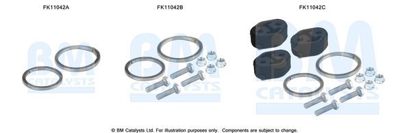 Montavimo komplektas, suodžių filtras BM CATALYSTS FK11042