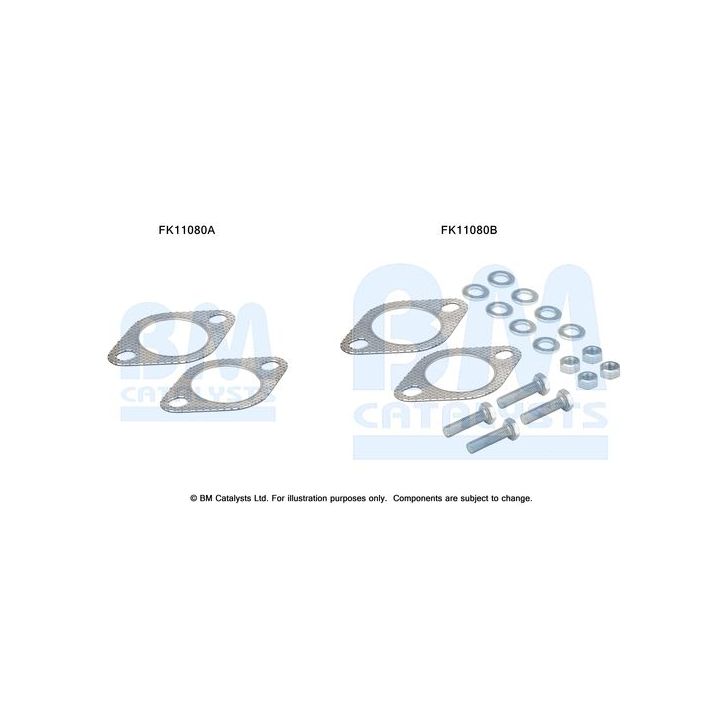 Montavimo komplektas, suodžių filtras BM CATALYSTS FK11080