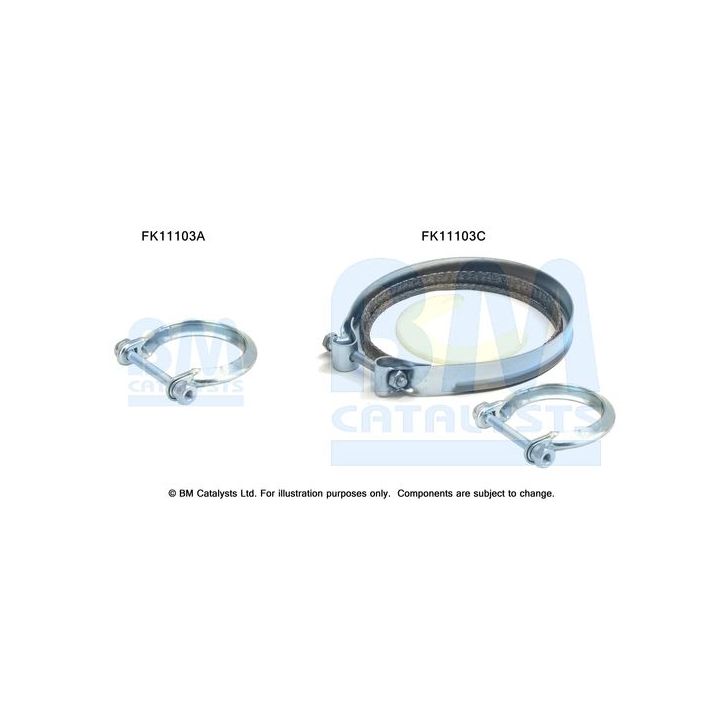 Montavimo komplektas, suodžių filtras BM CATALYSTS FK11103