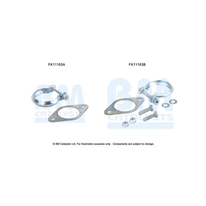 Montavimo komplektas, suodžių filtras BM CATALYSTS FK11163