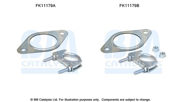 Montavimo komplektas, suodžių filtras BM CATALYSTS FK11179