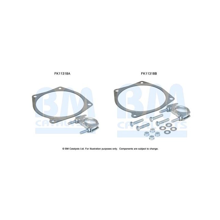 Montavimo komplektas, suodžių filtras BM CATALYSTS FK11318