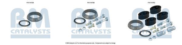 Montavimo komplektas, suodžių filtras BM CATALYSTS FK11475