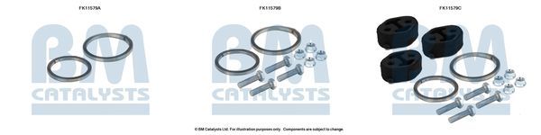 Montavimo komplektas, suodžių filtras BM CATALYSTS FK11579