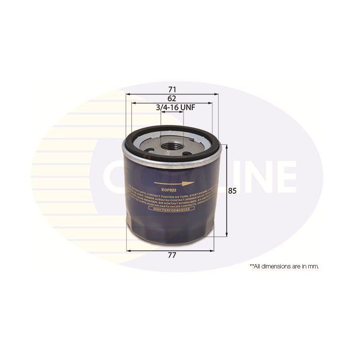 Alyvos filtras COMLINE EOF022