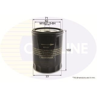 Alyvos filtras COMLINE EOF035