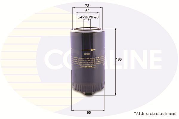 Alyvos filtras COMLINE EOF054
