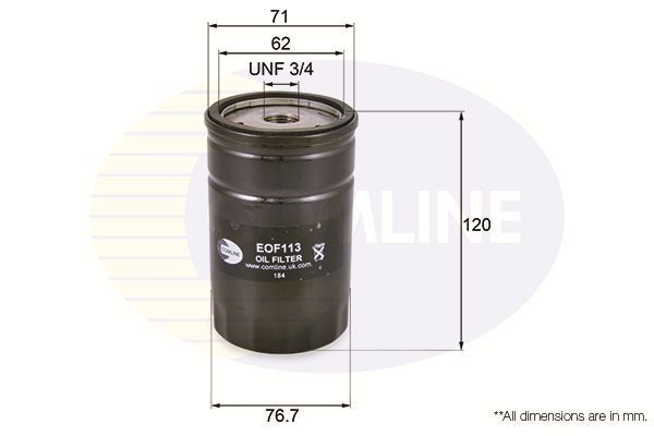 Alyvos filtras COMLINE EOF113