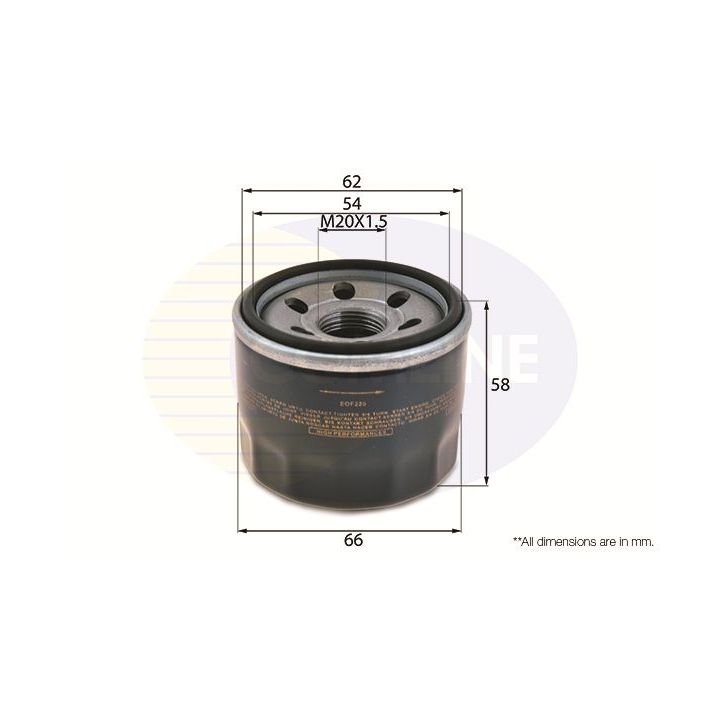 Alyvos filtras COMLINE EOF220