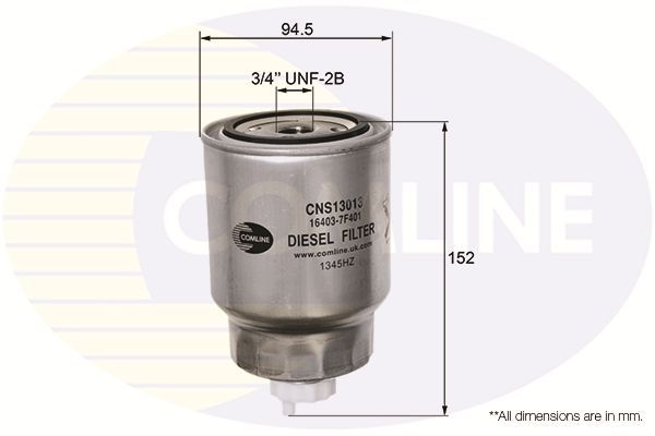 Kuro filtras COMLINE CNS13013