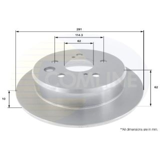 Stabdžių diskas COMLINE ADC01157