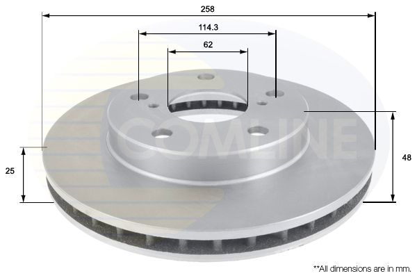 Stabdžių diskas COMLINE ADC0149V