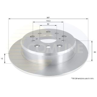 Stabdžių diskas COMLINE ADC0188