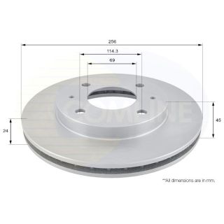Stabdžių diskas COMLINE ADC0333V