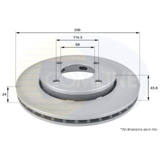 Stabdžių diskas COMLINE ADC0374V