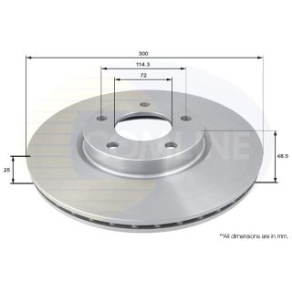 Stabdžių diskas COMLINE ADC0447V