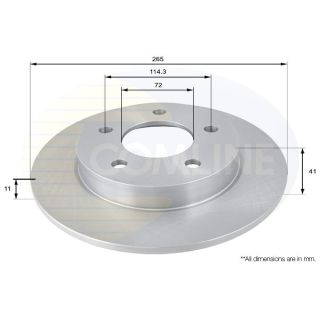 Stabdžių diskas COMLINE ADC0448