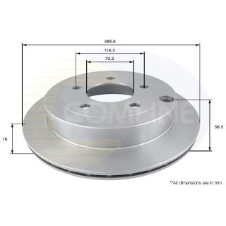 Stabdžių diskas COMLINE ADC0453V