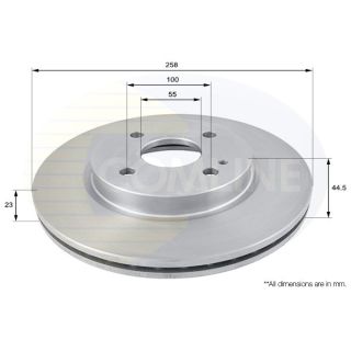 Stabdžių diskas COMLINE ADC0457V