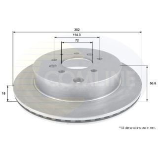 Stabdžių diskas COMLINE ADC0458V