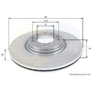 Stabdžių diskas COMLINE ADC0466V