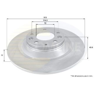 Stabdžių diskas COMLINE ADC0467