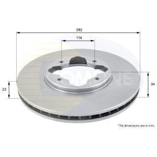 Stabdžių diskas COMLINE ADC0521V