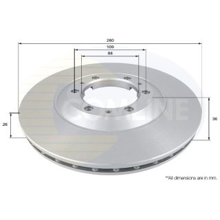 Stabdžių diskas COMLINE ADC0705V