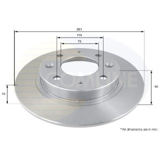 Stabdžių diskas COMLINE ADC1029
