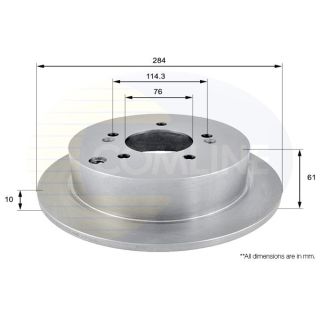 Stabdžių diskas COMLINE ADC1036