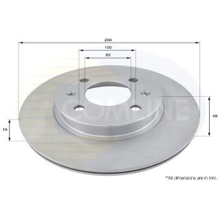 Stabdžių diskas COMLINE ADC1043V