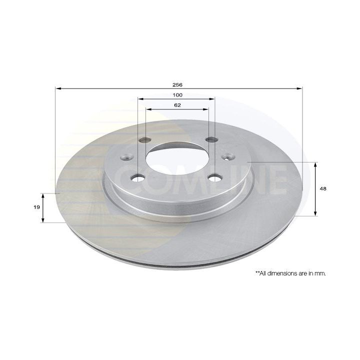 Stabdžių diskas COMLINE ADC1043V