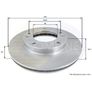 Stabdžių diskas COMLINE ADC1051V