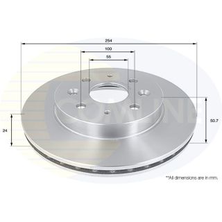 Stabdžių diskas COMLINE ADC1058V