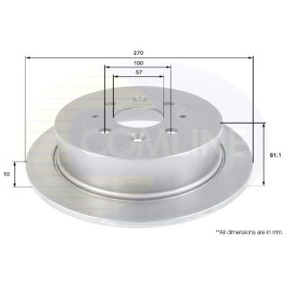 Stabdžių diskas COMLINE ADC1059