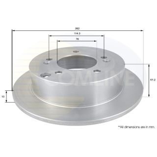 Stabdžių diskas COMLINE ADC1066
