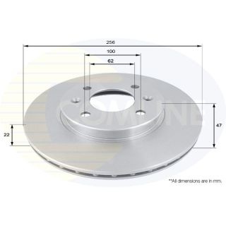 Stabdžių diskas COMLINE ADC1077V