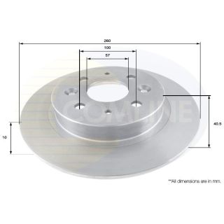 Stabdžių diskas COMLINE ADC1087