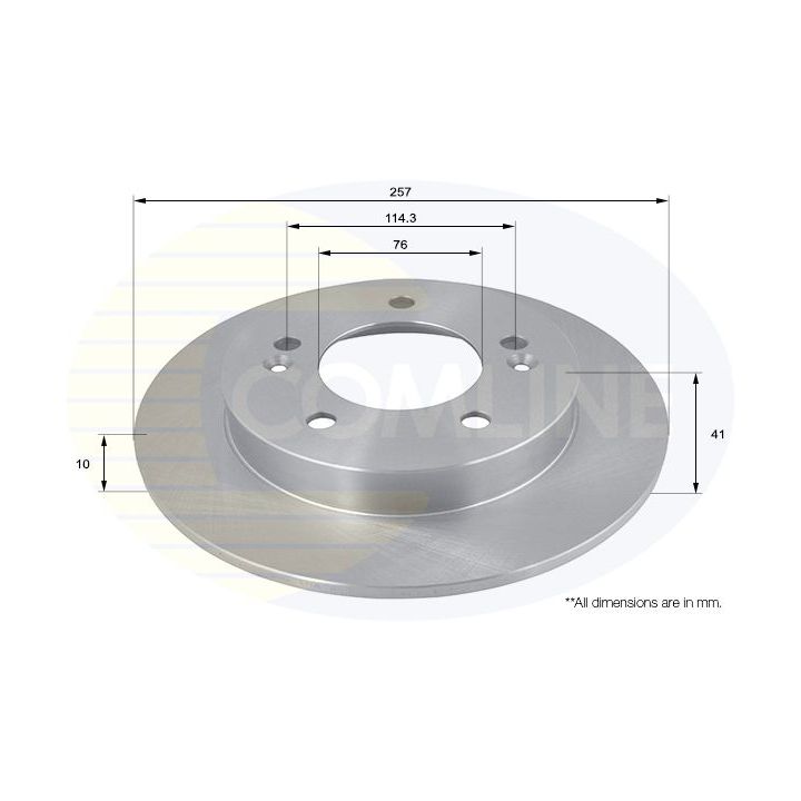 Stabdžių diskas COMLINE ADC1099