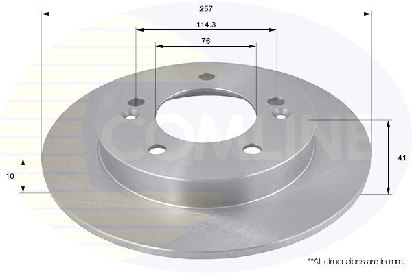 Stabdžių diskas COMLINE ADC1099