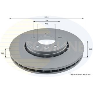 Stabdžių diskas COMLINE ADC1110V