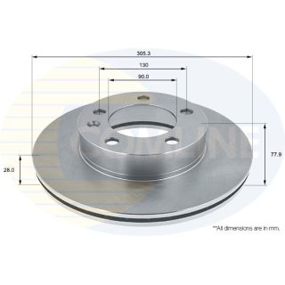 Stabdžių diskas COMLINE ADC1125V